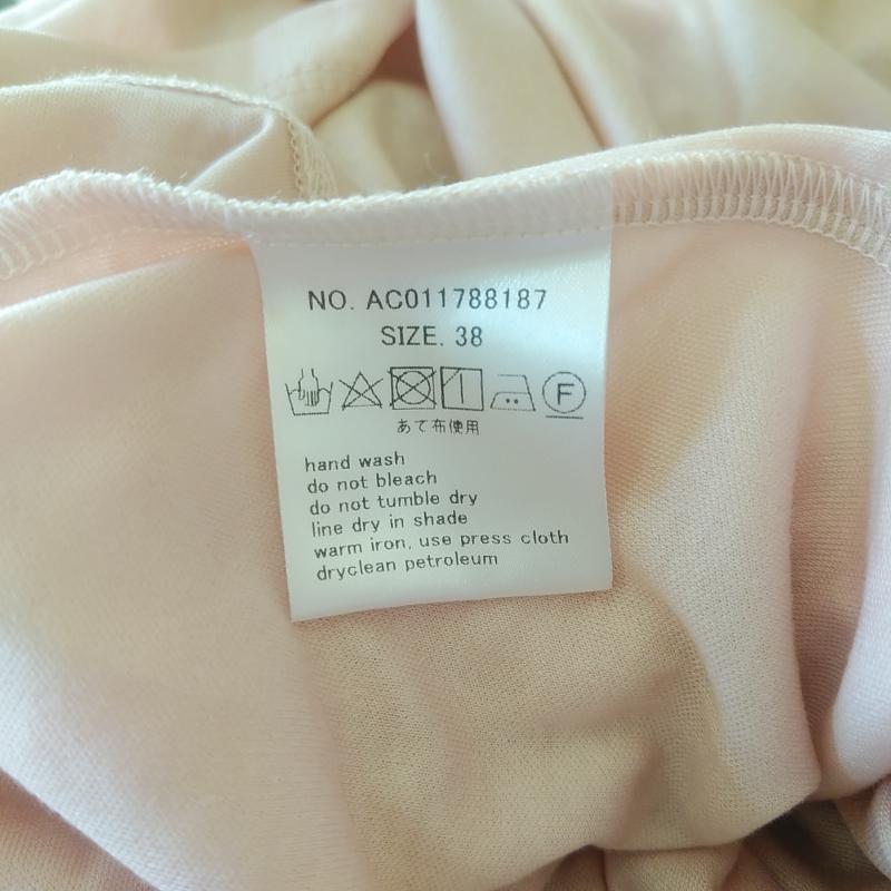 マルキスデブラン Marquise de blanc カットソー 長袖 38 無地 桃 / ピンク / レディース USED 古着 中古 10008345
