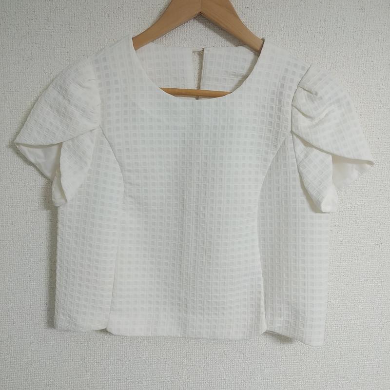 ヨーロ YOLO カットソー 半袖 36 無地 白 / ホワイト / レディース USED 古着 中古 10008358