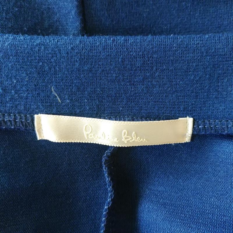 ポリーヌブロー Pauline Bleu カットソー 長袖 無地 青 / ブルー / レディース USED 古着 中古 10008391