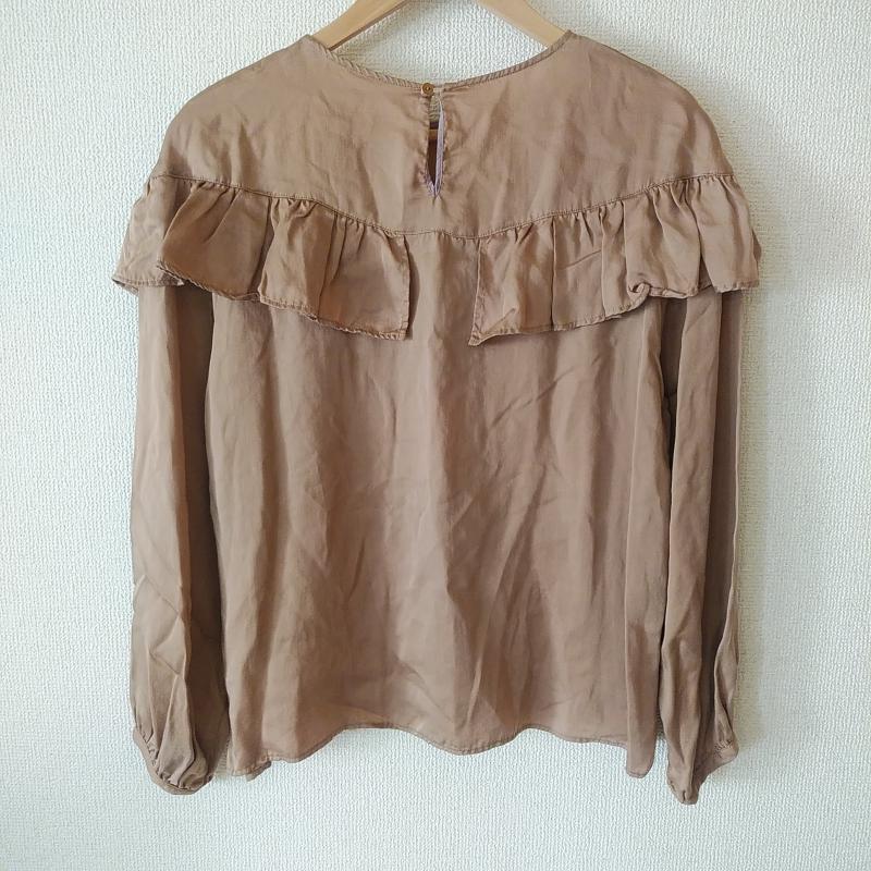 シードレイク Seadrake カットソー 長袖 38 無地 ベージュ / ベージュ / レディース USED 古着 中古 10008393