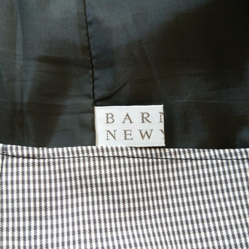 バーニーズ ニューヨーク BARNEYS NEWYORK スカート ひざ丈スカート チェック 白 / ホワイト / X 灰 / グレー / レディース USED 古着 中古 10008427