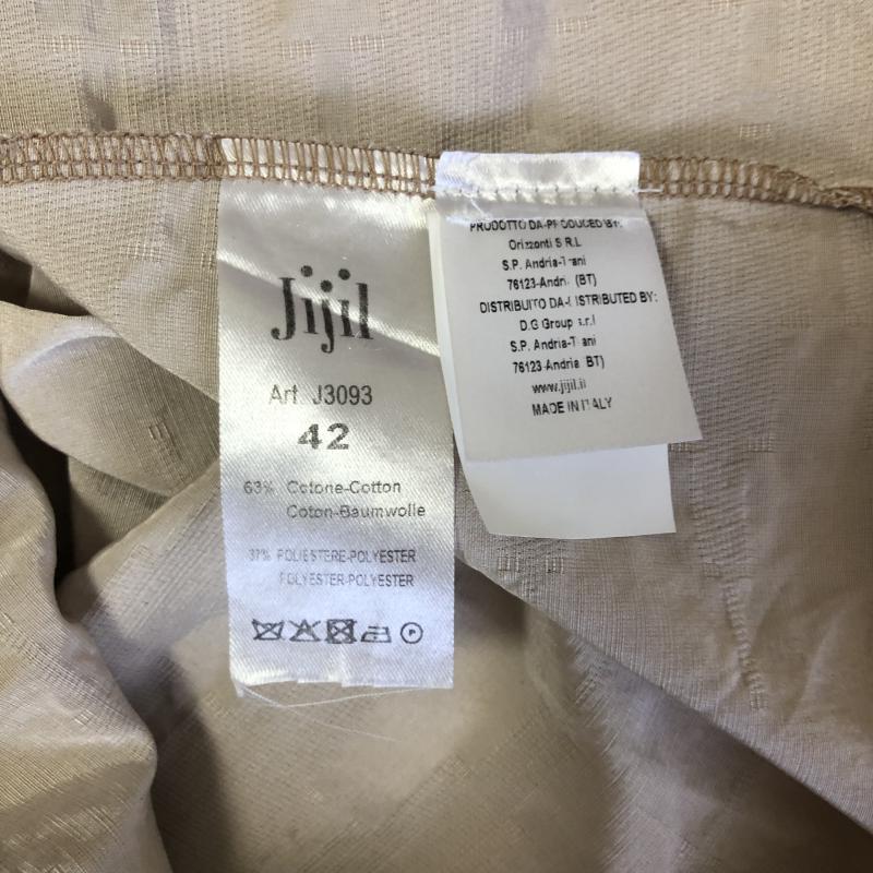 ジジル Jijil ワンピース ミニスカート 42 総柄 X 刺繍 白 / ホワイト / X ベージュ / ベージュ / レディース USED 古着 中古 10008508