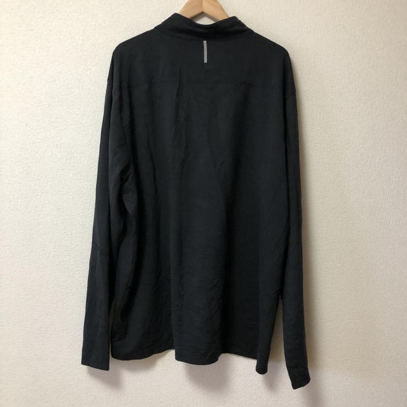 リーボック Reebok カットソー 長袖 無地 X ワンポイント 黒 / ブラック / X 灰 / グレー / メンズ USED 古着 中古 10008511