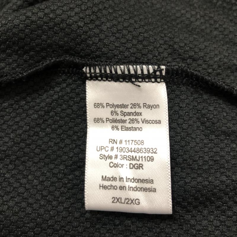 リーボック Reebok カットソー 長袖 無地 X ワンポイント 黒 / ブラック / X 灰 / グレー / メンズ USED 古着 中古 10008511