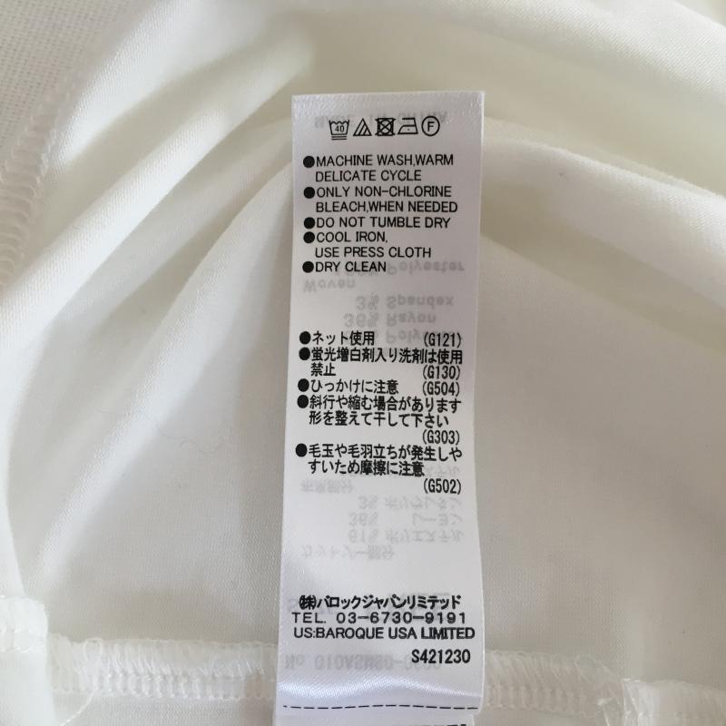 マウジー MOUSSY カットソー 七分袖 FREE 無地 白 / ホワイト / レディース USED 古着 中古 10008585