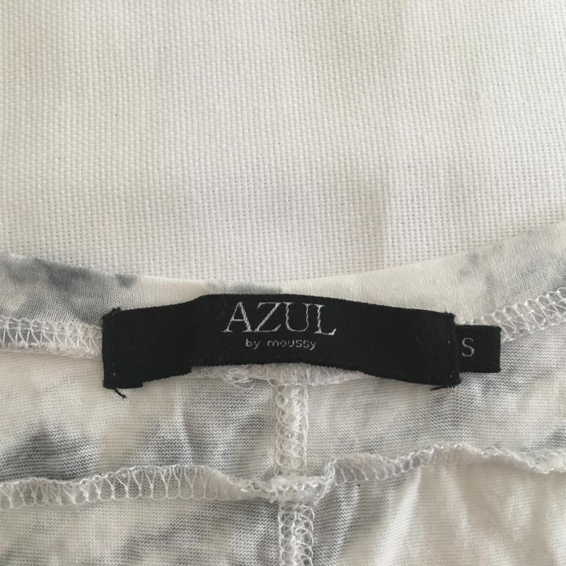 アズールバイマウジー AZUL BY MOUSSY カットソー 半袖 S 白 / ホワイト / X 灰 / グレー / レディース USED 古着 中古 10008598