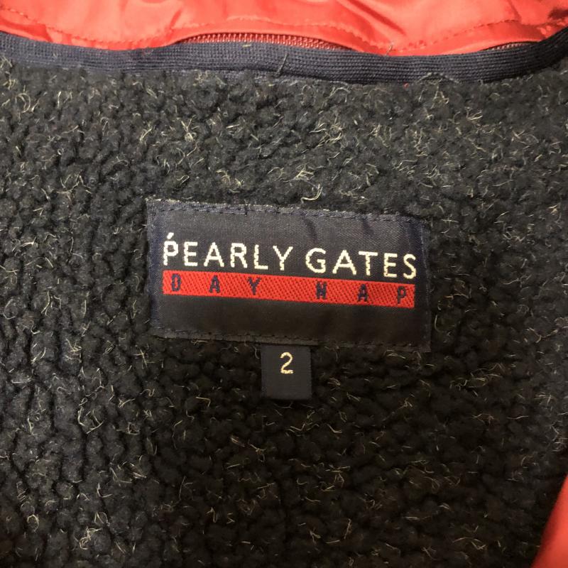 パーリーゲイツ PEARLY GATES コート コート一般 2 無地 赤 / レッド / X 茶 / ブラウン / メンズ USED 古着 中古 10008640