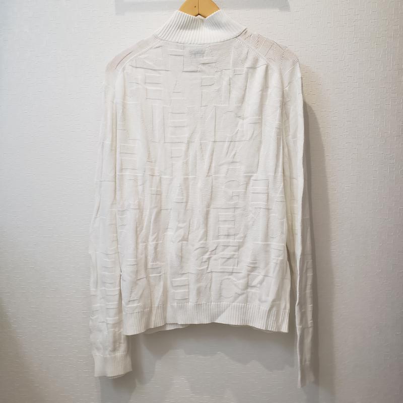 アルマーニエクスチェンジ ARMANI EXCHANGE カーディガン 長袖 M 無地 白 / ホワイト / メンズ USED 古着 中古 10008650