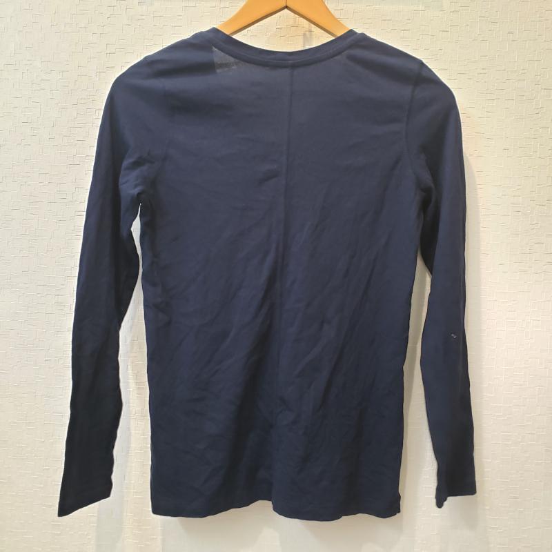 アズールバイマウジー AZUL BY MOUSSY カットソー 長袖 S 無地 紺 / ネイビー / レディース USED 古着 中古 10008686