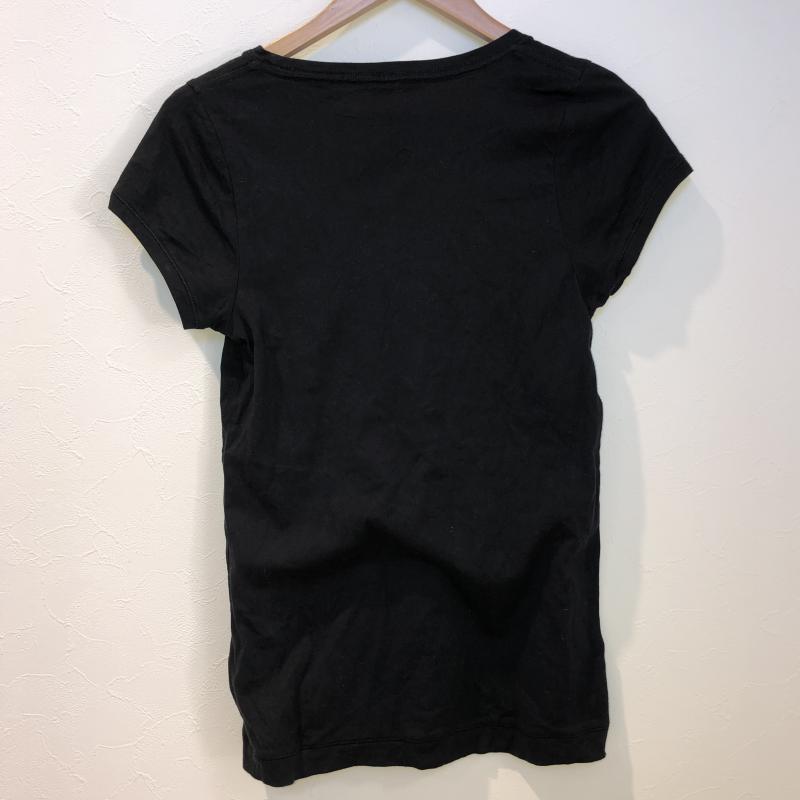ユナイテッドアローズグリーンレーベルリラクシング UNITEDARROWSGREENLABELRELAXING カットソー 半袖 40 無地 黒 / ブラック / レディース USED 古着 中古 10008702