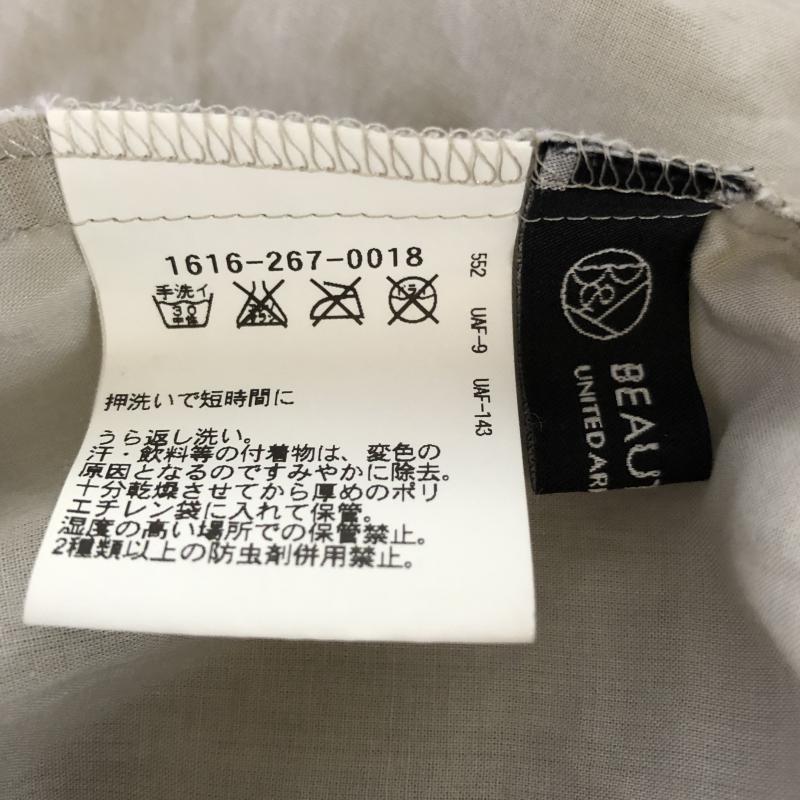 ビューティアンドユースユナイテッドアローズ BEAUTY&YOUTH UNITED ARROWS シャツ、ブラウス 半袖 無地 ベージュ / ベージュ / レディース USED 古着 中古 10008710