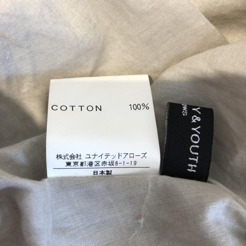 ビューティアンドユースユナイテッドアローズ BEAUTY&YOUTH UNITED ARROWS シャツ、ブラウス 半袖 無地 ベージュ / ベージュ / レディース USED 古着 中古 10008710