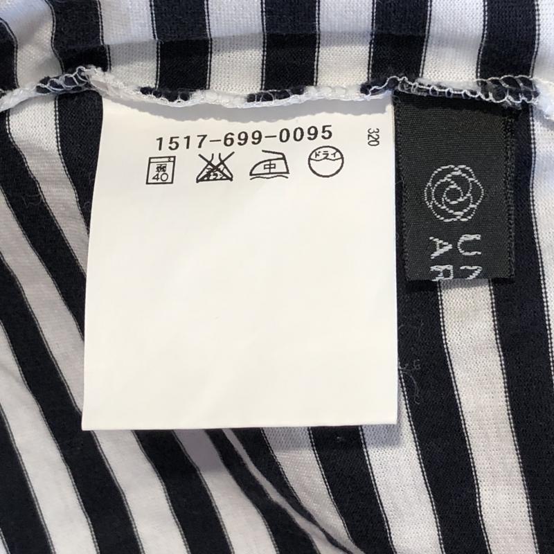 ユナイテッドアローズ UNITED ARROWS カットソー 半袖 ボーダー柄 白 / ホワイト / X 黒 / ブラック / レディース USED 古着 中古 10008711