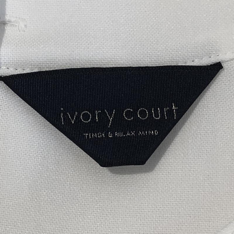 アイボリーコート ivory court カットソー 半袖 無地 白 / ホワイト / レディース USED 古着 中古 10008719