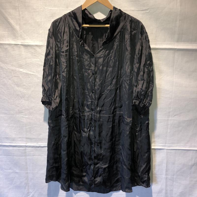スピック&スパンノーブル Spick & Span Noble シャツ、ブラウス 七分袖 無地 黒 / ブラック / レディース USED 古着 中古 10008739