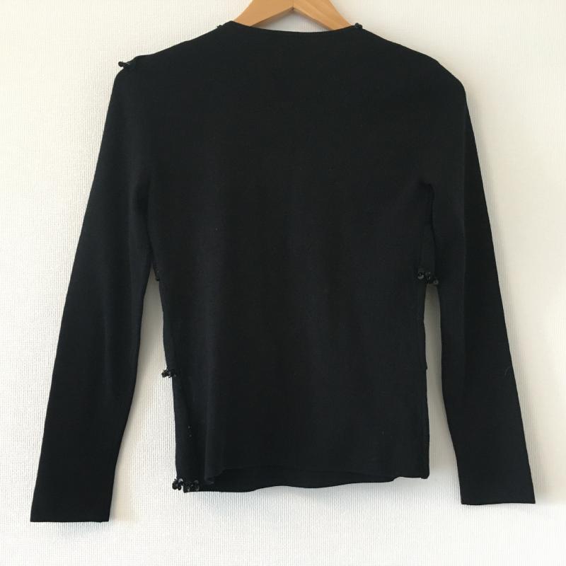 トゥー ビー シック TO BE CHIC カットソー 長袖 2 無地 黒 / ブラック / レディース USED 古着 中古 10008760