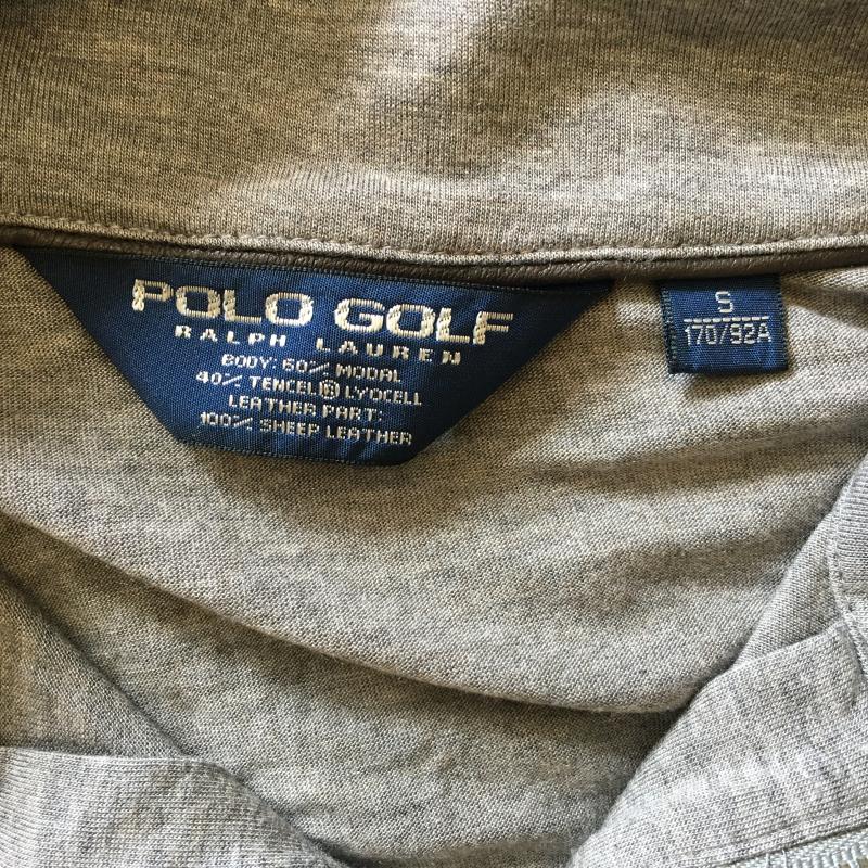 ポロゴルフラルフローレン POLOGOLF カットソー 長袖 S 無地 灰 / グレー / メンズ USED 古着 中古 10008770
