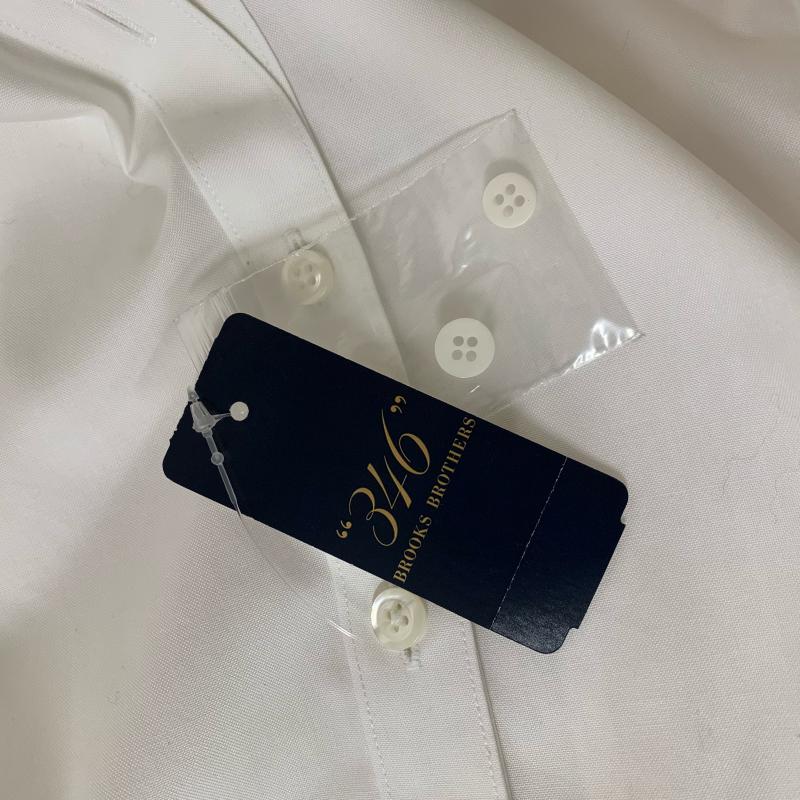 ブルックス ブラザーズ BROOKS BROTHERS シャツ、ブラウス 長袖 346 無地 白 / ホワイト / レディース USED 古着 中古 10008809