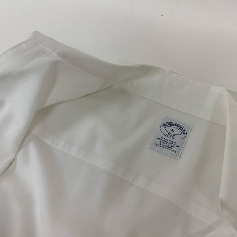 ブルックス ブラザーズ BROOKS BROTHERS シャツ、ブラウス 長袖 346 無地 白 / ホワイト / レディース USED 古着 中古 10008809