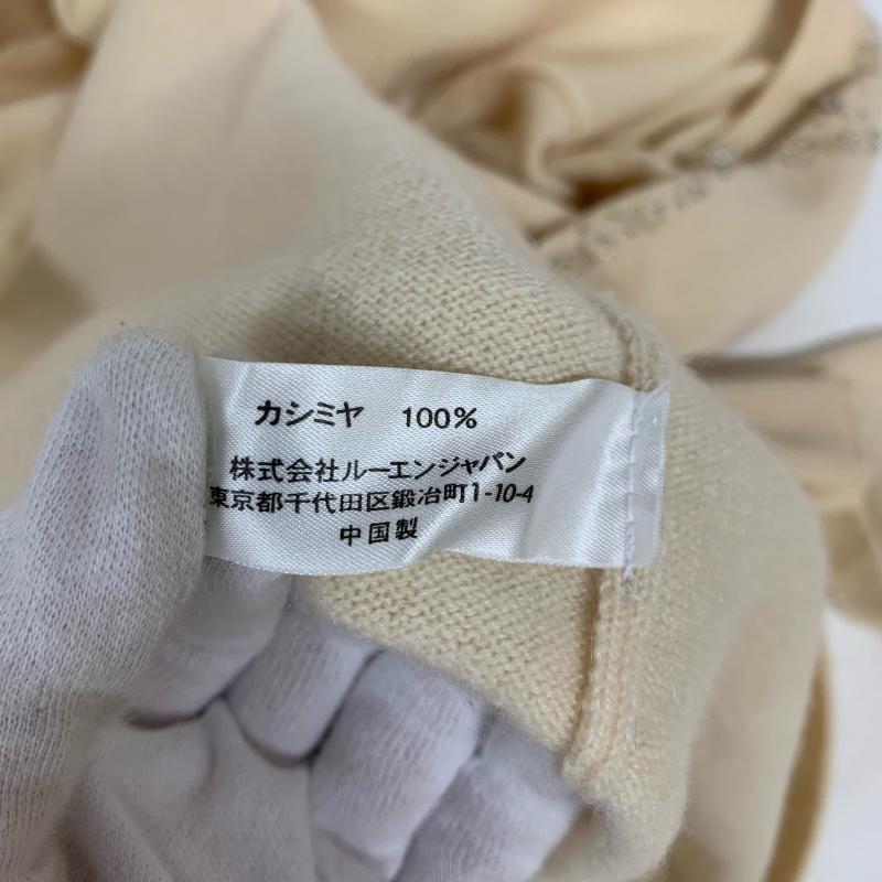 ミツコシ MITSUKOSHI アンサンブルニット 長袖 L 無地 X ベージュ / ベージュ / レディース USED 古着 中古 10008863