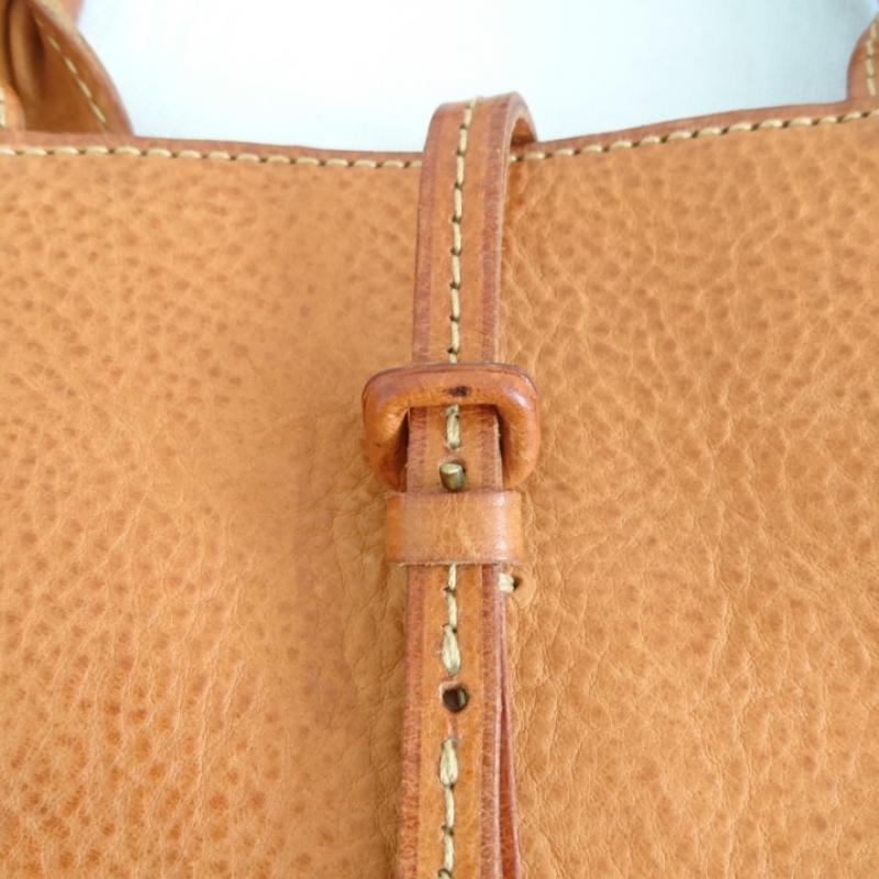 ゲンテン genten ハンドバッグ ハンドバッグ 無地 茶 / ブラウン / レディース USED 古着 中古 10009314
