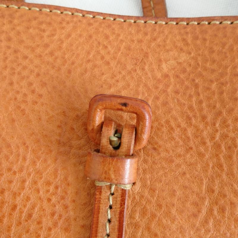 ゲンテン genten ハンドバッグ ハンドバッグ 無地 茶 / ブラウン / レディース USED 古着 中古 10009314