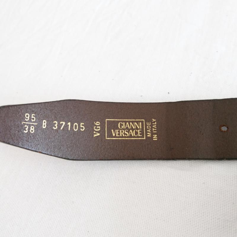 ジャンニヴェルサーチ GIANNI VERSACE ベルト・バックル ベルト 37105 茶 / ブラウン / レディース USED 古着 中古 10009352