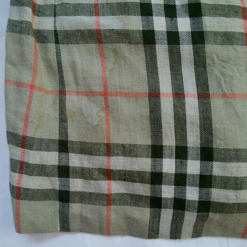 バーバリーロンドン Burberry London スカート ロングスカート ラップスカート 38 チェック 緑 / グリーン / X 橙 / オレンジ / レディース USED 古着 中古 10009418
