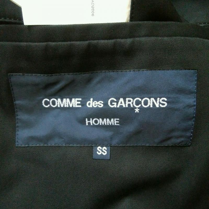 コムデギャルソンオム COMME des GARCONS HOMME コート コート一般 ステンカラーコート 無地 黒 / ブラック / メンズ USED 古着 中古 10009441