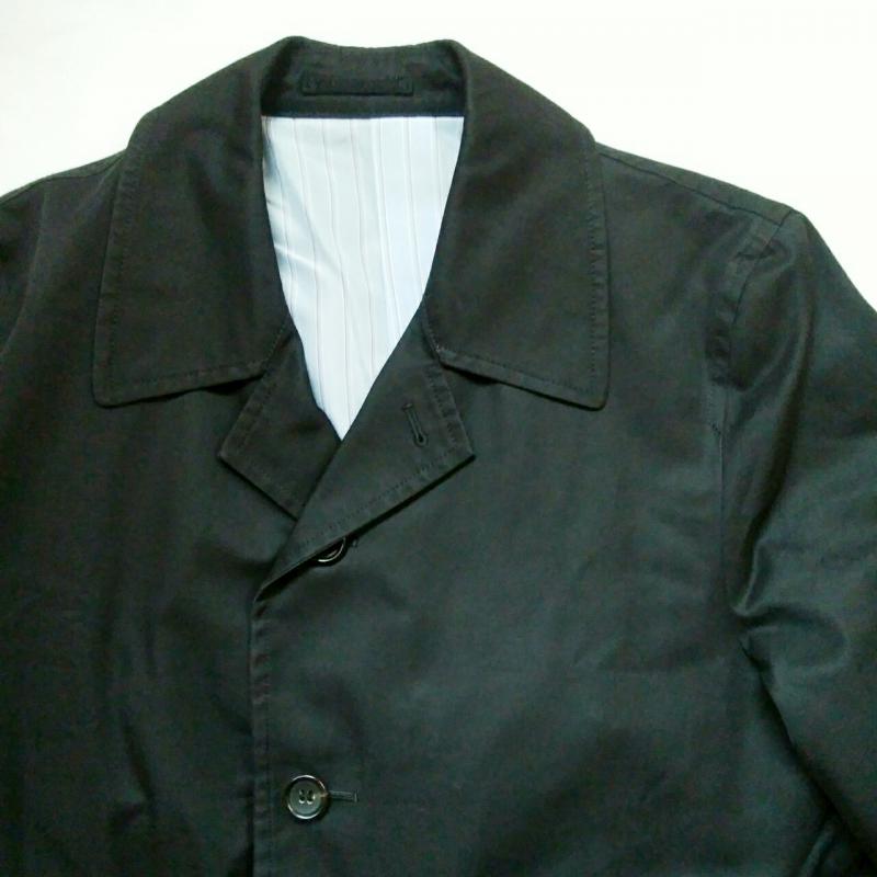 コムデギャルソンオム COMME des GARCONS HOMME コート コート一般 ステンカラーコート 無地 黒 / ブラック / メンズ USED 古着 中古 10009441