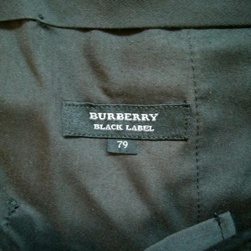 バーバリーブラックレーベル BURBERRY BLACK LABEL パンツ スラックス 無地 灰 / グレー / メンズ USED 古着 中古 10009472