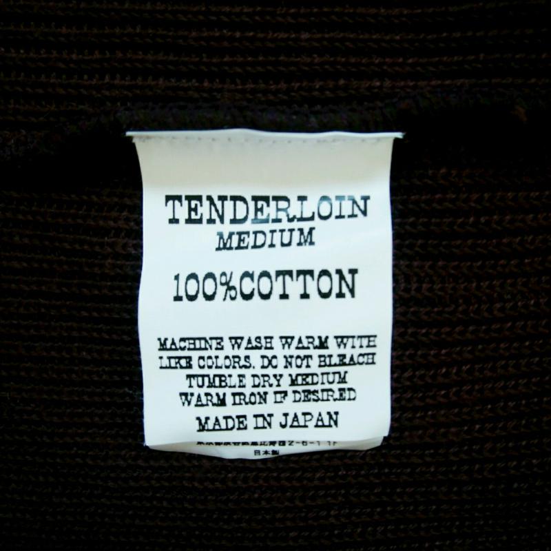 テンダーロイン TENDERLOIN ニット、セーター 長袖 M 無地 紫 / パープル / メンズ USED 古着 中古 10009476