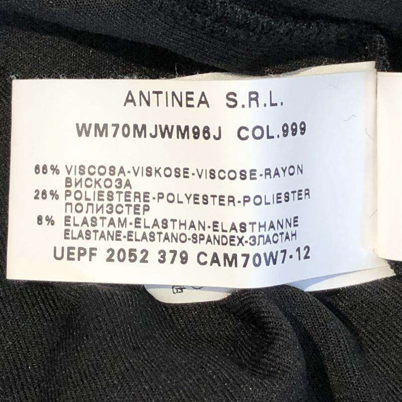 アルマーニコレッツォーニ ARMANI COLLEZIONI カットソー 半袖 ベロア 42 ゼブラ柄 黒 / ブラック / レディース USED 古着 中古 10009486