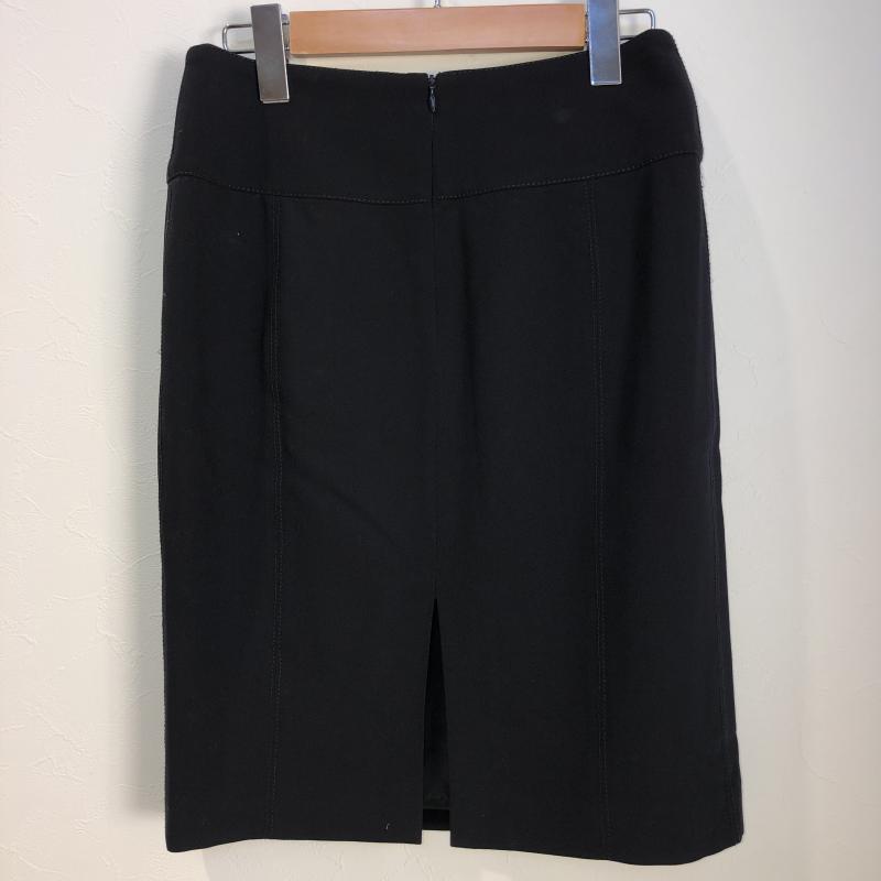 アルマーニコレッツォーニ ARMANI COLLEZIONI スカート ひざ丈スカート 40 無地 黒 / ブラック / レディース USED 古着 中古 10009491