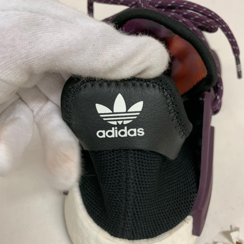 アディダス adidas スニーカー スニーカー adidas×Pharrell 型番:AC7033 26.5cm 無地 X ロゴ、文字 黒 / ブラック / X 白 / ホワイト / X 紫 / パープル / メンズ USED 古着 中古 10009495