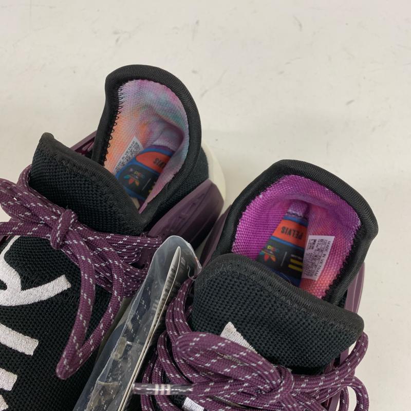 アディダス adidas スニーカー スニーカー adidas×Pharrell 型番:AC7033 26.5cm 無地 X ロゴ、文字 黒 / ブラック / X 白 / ホワイト / X 紫 / パープル / メンズ USED 古着 中古 10009495
