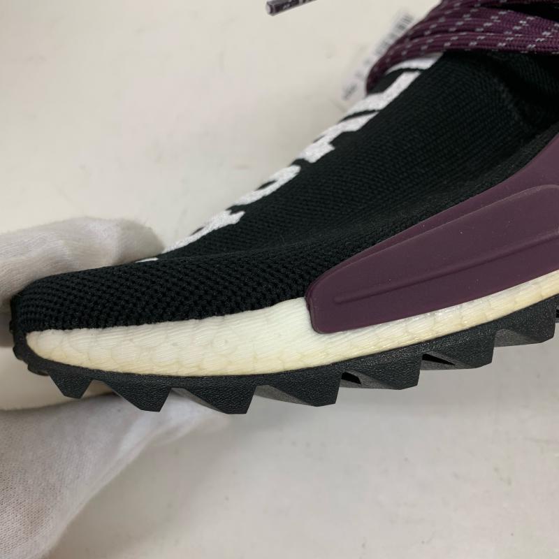 アディダス adidas スニーカー スニーカー adidas×Pharrell 型番:AC7033 26.5cm 無地 X ロゴ、文字 黒 / ブラック / X 白 / ホワイト / X 紫 / パープル / メンズ USED 古着 中古 10009495