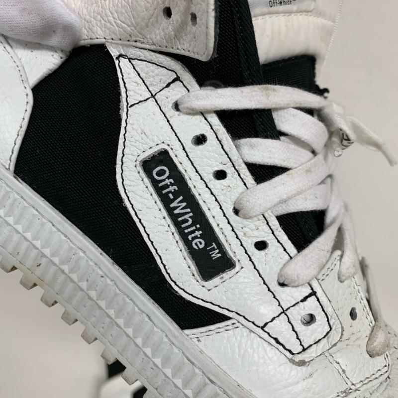 オフホワイト off white スニーカー スニーカー 無地 X ワンポイント X 白 / ホワイト / X 黒 / ブラック / メンズ USED 古着 中古 10009504