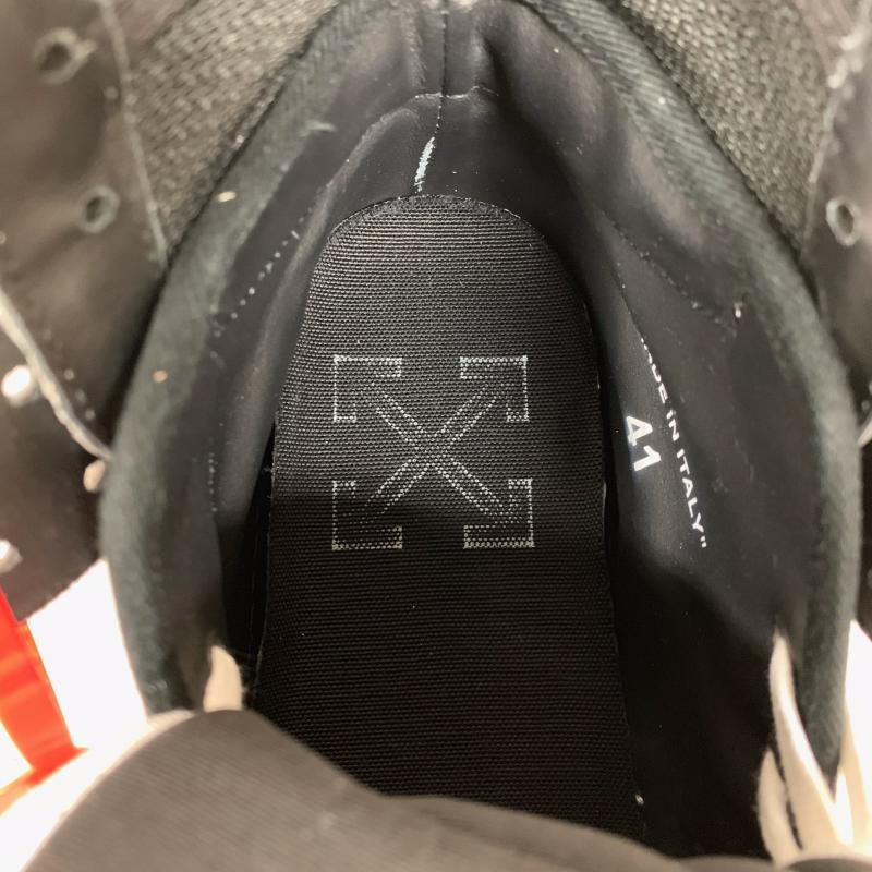 オフホワイト off white スニーカー スニーカー 無地 X ワンポイント X 白 / ホワイト / X 黒 / ブラック / メンズ USED 古着 中古 10009504