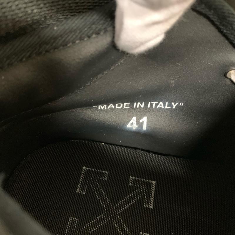 オフホワイト off white スニーカー スニーカー 無地 X ワンポイント X 白 / ホワイト / X 黒 / ブラック / メンズ USED 古着 中古 10009504