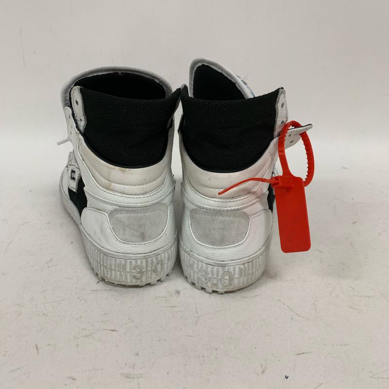 オフホワイト off white スニーカー スニーカー 無地 X ワンポイント X 白 / ホワイト / X 黒 / ブラック / メンズ USED 古着 中古 10009504