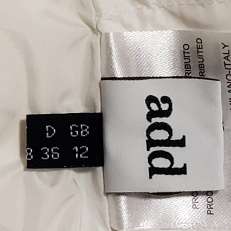 エーディーディー add コート コート一般 中綿入りコート 4 無地 白 / ホワイト / レディース USED 古着 中古 10009608