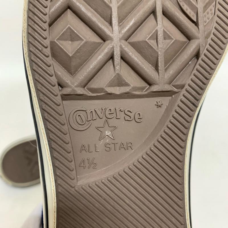 コンバース CONVERSE スニーカー スニーカー 型番:5C1369/V-RIBBONS SLIPS/Chucks SISTERS 23.5cm 無地 X ロゴ、文字 青 / ブルー / X 白 / ホワイト / レディース USED 古着 中古 10009619
