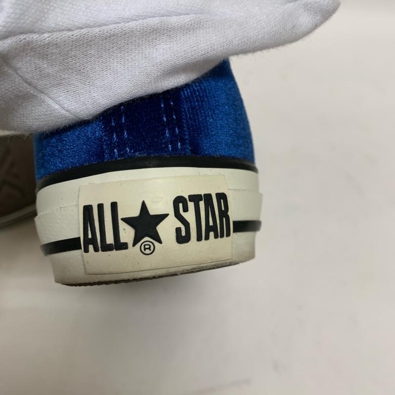 コンバース CONVERSE スニーカー スニーカー 型番:5C1369/V-RIBBONS SLIPS/Chucks SISTERS 23.5cm 無地 X ロゴ、文字 青 / ブルー / X 白 / ホワイト / レディース USED 古着 中古 10009619
