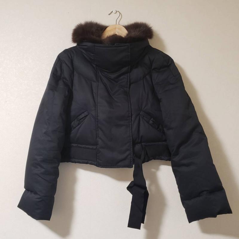 スポーツマックス SPORTMAX コート コート一般 4 無地 黒 / ブラック / X 茶 / ブラウン / レディース USED 古着 中古 10009656