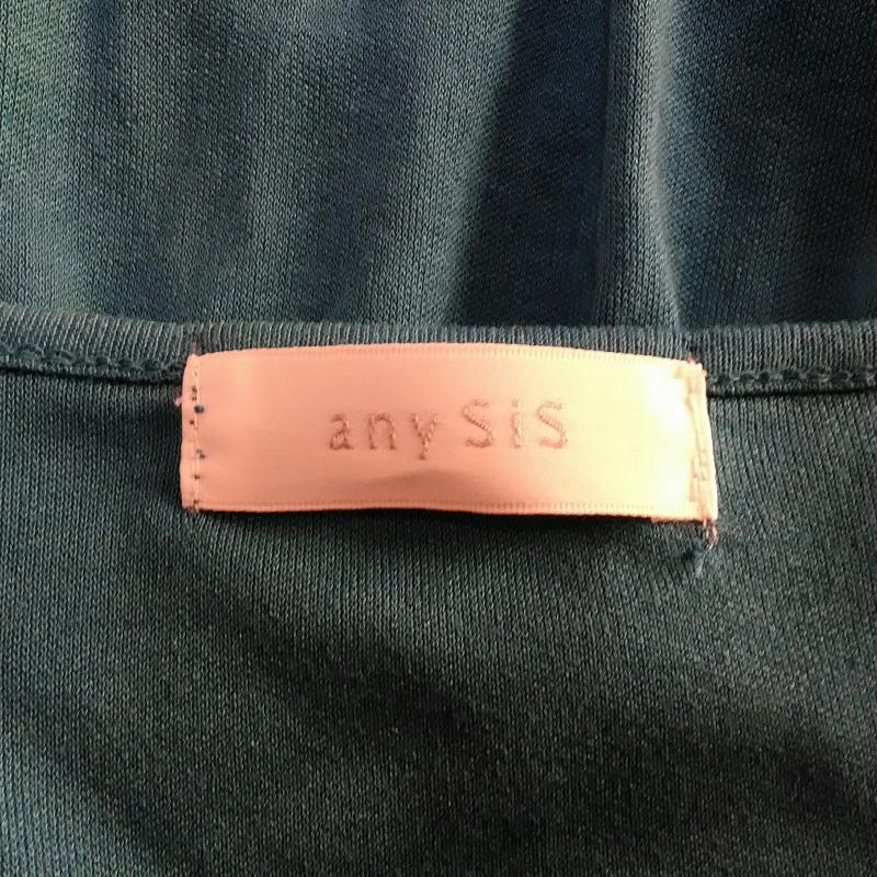 エニィスィス any SiS ワンピース ひざ丈スカート 2 無地 緑 / グリーン / レディース USED 古着 中古 10009671