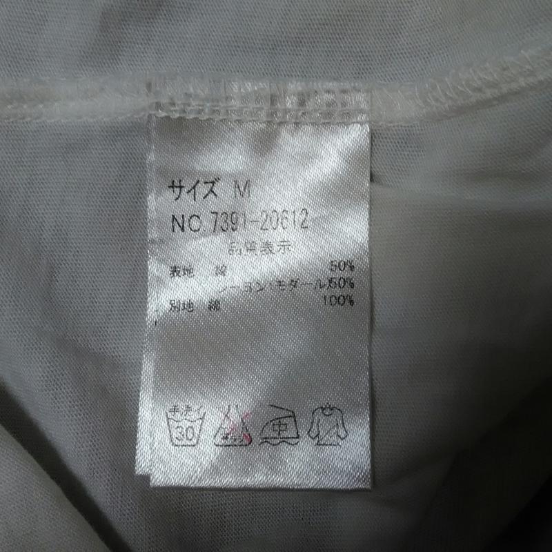 テチチ Te chichi カットソー 半袖 M 無地 X 刺繍 白 / ホワイト / レディース USED 古着 中古 10009724