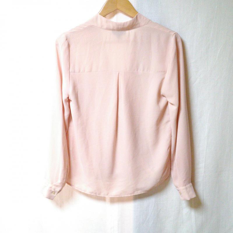 トップショップ TOPSHOP カットソー 長袖 2 無地 桃 / ピンク / レディース USED 古着 中古 10009749