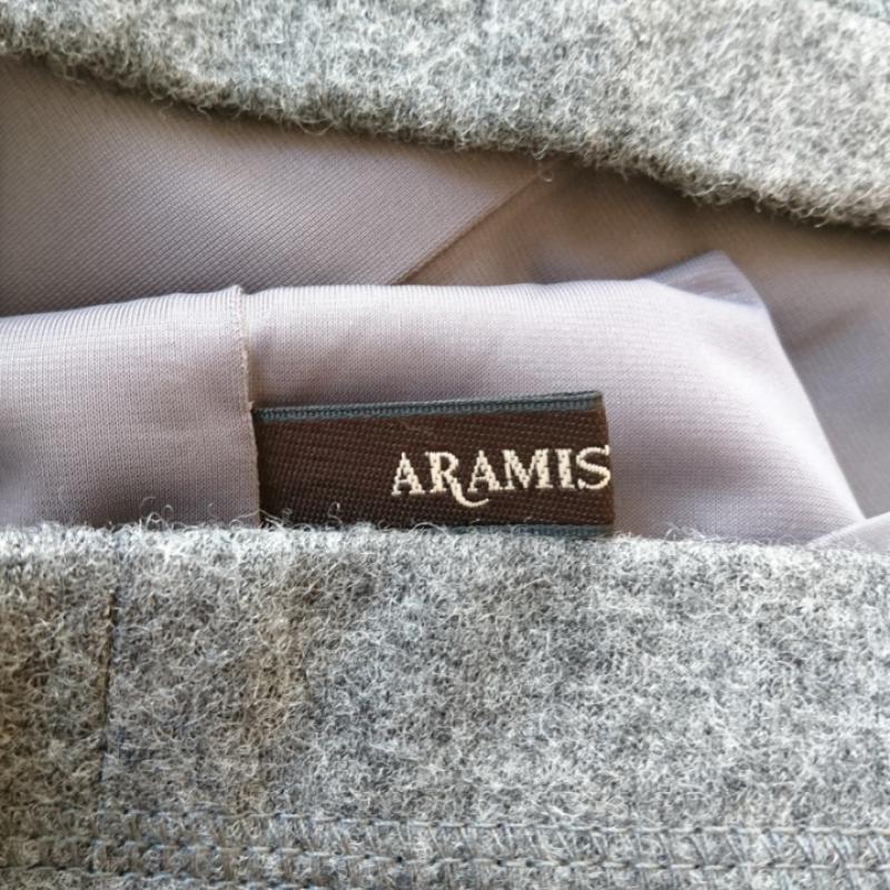 アラミス ARAMIS ワンピース ひざ丈スカート 38 無地 灰 / グレー / レディース USED 古着 中古 10009763