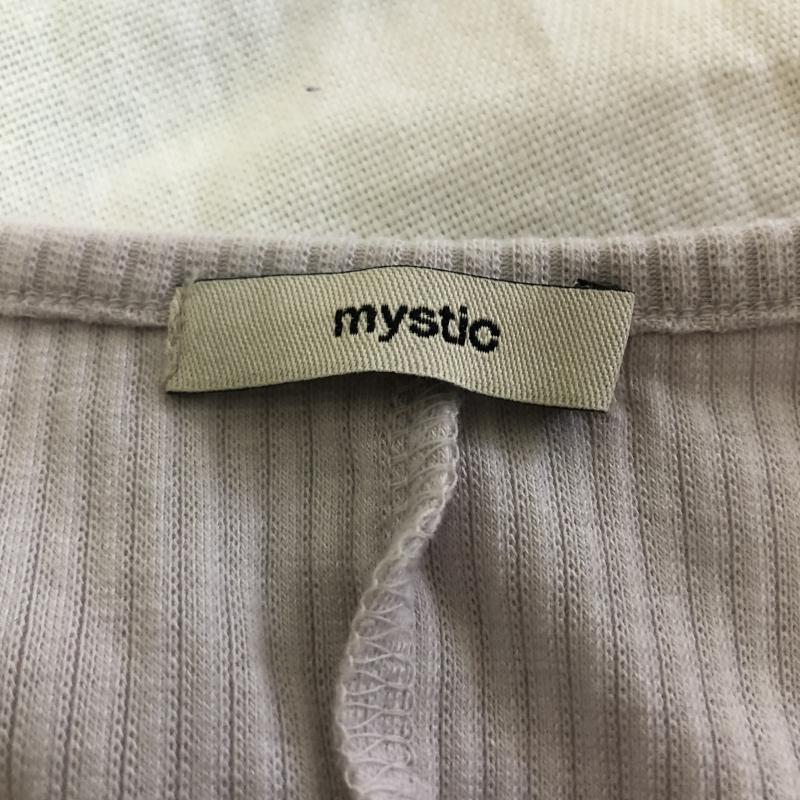 ミスティック mystic カットソー 半袖 FREE 無地 灰 / グレー / レディース USED 古着 中古 10009776